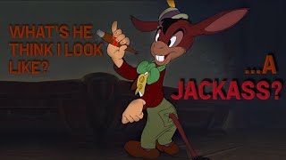 Pinocchio 1940  Donkey Transformation 4K [upl. by Nelon205]