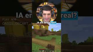 ISSO É IA E NÃO MINECRAFT gameplayrj davyjones ia minecraft [upl. by Aramen]