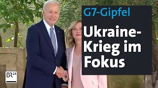 G7Gipfel im Zeichen des UkraineKrieges  BR24 [upl. by Sorodoeht339]