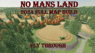 FS22 No mans land 2024 full map build fly through [upl. by Enniotna]