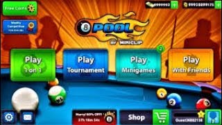 Unlimited cash amp Coin 8 ball pool  IT Studies [upl. by Dorree]