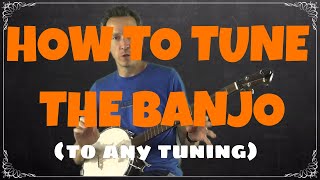 How to Tune the Banjo to any tuning  Banjo Essential Knowledge Series [upl. by Given112]