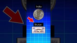 Bhutan vs Indian rupee shorts money currency [upl. by Eniamrahs]