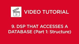 9 DSP THAT ACCESSES A DATABASE Part 1 Structure [upl. by Inimod]