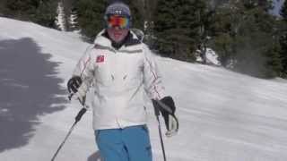 Harald Harb How to Ski Series 2 Lesson 5 Bending flexing knees and legs [upl. by Mather]