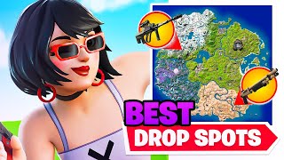 Best HIDDEN Drop Spots in Chapter 3 Season 3 Fortnite Guaranteed Gold Striker  Gold AUG [upl. by Itsym]