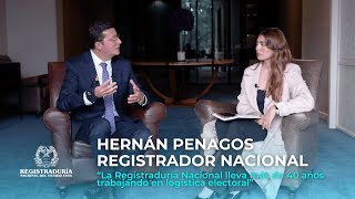 Hernán Penagos Registrador Nacional del Estado Civil  El Espectador [upl. by Htrap720]