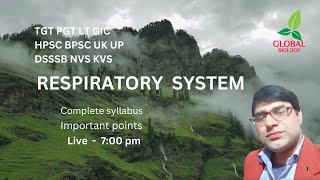 Respiratory Sys  part 2  HPSC PGT BIO [upl. by Anoyi]