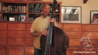 John Clayton’s Bass Tips 10 “Major Triads” [upl. by Irot]