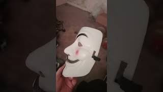 Cheap alternative version v for Vendetta movie mask [upl. by Moyers]