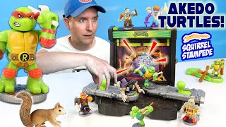 Akēdo Teenage Mutant Ninja Turtles Classic Battle Arena VS Packs Gaming Review [upl. by Garber]