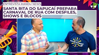 Além do Bloco do Urso Santa Rita do Sapucaí prepara carnaval de rua com desfiles shows e blocos [upl. by Norit167]