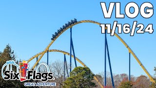 Changes Continue at Six Flags Great Adventure  Vlog 111624 [upl. by Ahsa386]