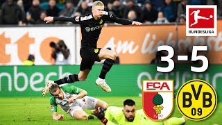 FC Augsburg vs Borussia Dortmund I 35 I Haaland HatTrick Leads BVB to Sensational Comeback [upl. by Buroker808]