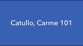 Catullo  Carme 101  Multas per gentes [upl. by Ahsenrac]