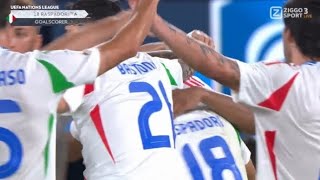 Giacomo Raspadori Goal Francia vs Italia 13 Tutti i Goal e Highlights Estesi [upl. by Ramu]