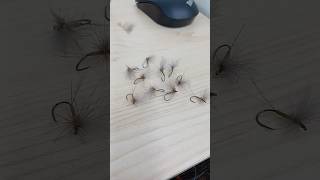 Blue Winged Olive Dry Fly Pattern w superfine dubbing and cdc shorts flytying flyfishing [upl. by Artemla74]