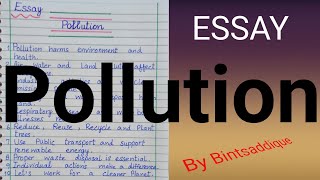 Essay Pollution  10 lines essay on Pollution  pollitioneasy essay on english  important essay [upl. by Mcnally]