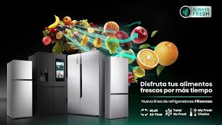 Conoce la nueva línea de Refrigeradores de Hisense en Paris [upl. by Inaffets302]