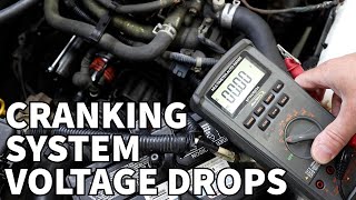 Cranking System Voltage Drop Measurements amp Testing [upl. by Merrilee]