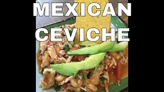 Me making Mexican Ceviche Best Recipe in Description  Shrimp and Crab [upl. by Rehotsirhc]