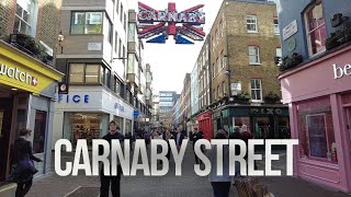 Carnaby Street London UK Walking Tour [upl. by Gerik173]