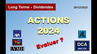 Evaluer le Cours 2024 des Actions du Portefeuille PEA [upl. by Herbst313]