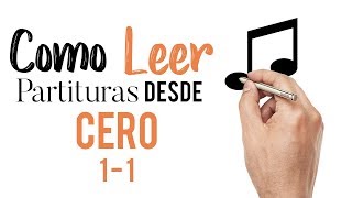 COMO LEER PARTITURAS DESDE CEROS  Curso COMPLETO 1  1 Ejercicios sencillos [upl. by Meer]