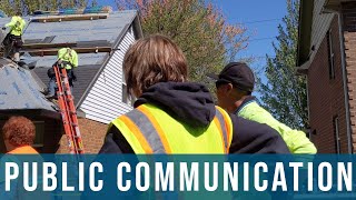 Roofing Safety  Public Communication Fall Protection OSHA Rules Work Zone [upl. by Orutra371]