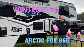 How to winterize an Arctic Fox 865 truck camper [upl. by Budd620]