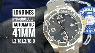 Longines Hydroconquest Automatic 41mm L37813789 [upl. by Hobbie]