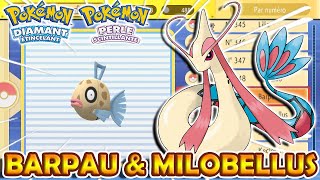 CAPTURER BARPAU ET LE FAIRE ÉVOLUER EN MILOBELLUS  Pokémon Diamant Étincelant Perle Scintillante [upl. by Svetlana]