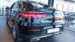 Mercedes GLC Coupe NEW 2017 2016 Review AMG Interior Exterior Benz Coupé [upl. by Ahsienroc]