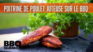 Poitrine De Poulet Juteuse Cuite Sur Le BBQ [upl. by Htnamas]