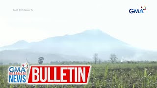 Pagtaas ng sulfur dioxide gas emission naitala sa Bulkang Kanlaon  GMA Integrated News Bulletin [upl. by Raseta]