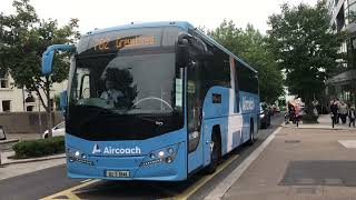 First Aircoach Bus Dun Laoghaire [upl. by Ranilopa]