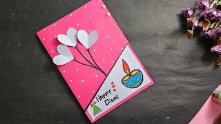 diwali card making ideas • Diwali card making compitition Easy • diwali greeting card [upl. by Skelly726]