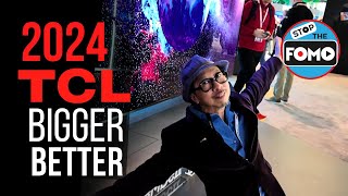 Worlds Largest 115” QDMini LED TV by TCL plus Its Best Tech at CES 2024 [upl. by Elocn]