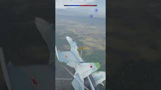 Warthunder DEV SERVER high off boresight kill SU27 warthunderjets fighterjet gaming warthunder [upl. by Forward]