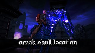 How To Get Arvak in Skyrims Dawnguard DLC  Arvak Skull Location [upl. by Edaw]