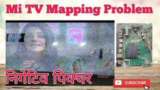 Mi TV Mapping Problem Solution  Mi TV में निगेटिव पिक्चर को कैसे सही करें। [upl. by Yelbmik]