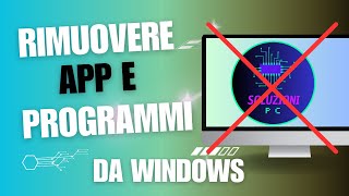 Disinstallare app e programmi su Windows 11 [upl. by Rozella401]