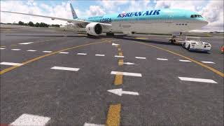 PMDG 777 MSFS2020 Korean air 648 Singapore to Incheon on vatsim [upl. by Inahet]