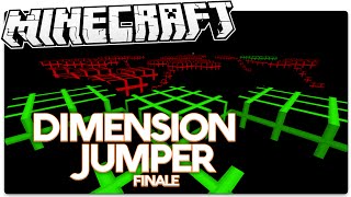 Minecraft  Tron World Hopping  DIMENSION JUMPER Finale Minecraft Custom Map [upl. by Alderman]