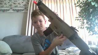 Review of my new FN Herstal FNSCARL Airsoft Best thing I got in a while [upl. by Goldia]