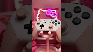 Pink Custom Nintendo Switch Pro Controllers Makeover Video Out Now 🌸 nintendoswitch cute [upl. by Franek]