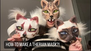 Paper Therian Mask Tutorial [upl. by Liemaj66]