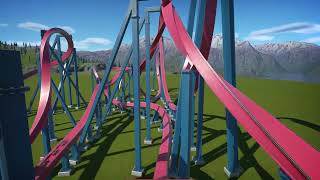 RMC Raptor Single Rail  Planet Coaster [upl. by Paxton]