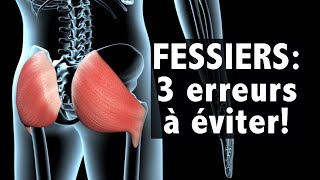 Muscles fessiers 3 ERREURS à ÉVITER absolument lors des exercices [upl. by Nagiem523]