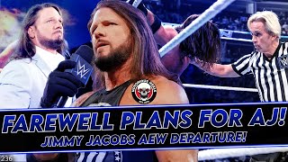 Farewell Plans for AJ Before Injury Jimmy Jacobs Leaves AEW  Notorious Heels Podcast 236 [upl. by Rehtnug898]